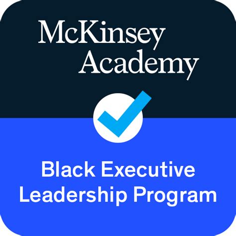 Kathryn McLay. . Mckinsey academy black executive leadership program